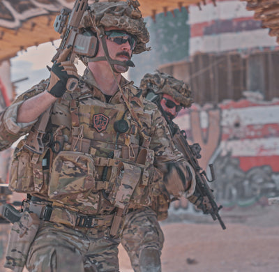 AR Chest Rig Split Front 6 mag GRID