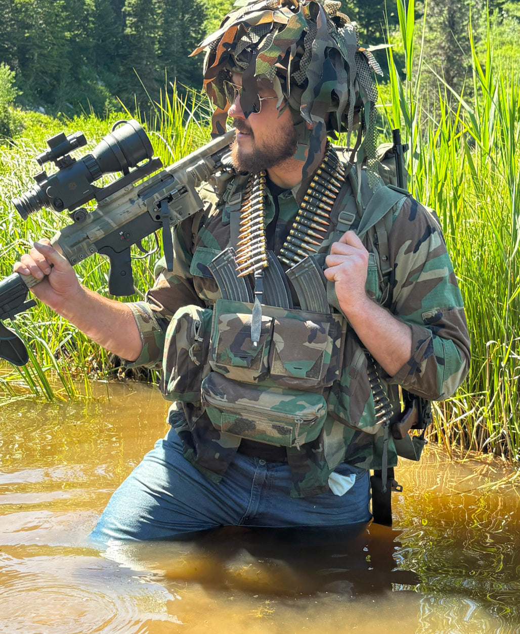 Predator Ghillie™ Cabbage Patch Helmet Cover – 3D Camo | Beez