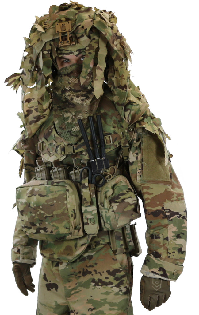 Predator Ghillie™ Headdress Tactical Ghillie Hood – 12oz | Beez