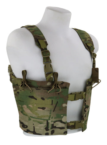 AK47 Chest Rig Split Front 4 Mag GRID