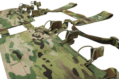 AR Chest Rig Split Front 6 mag GRID