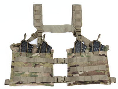 AK47 Chest Rig Split Front 4 mag