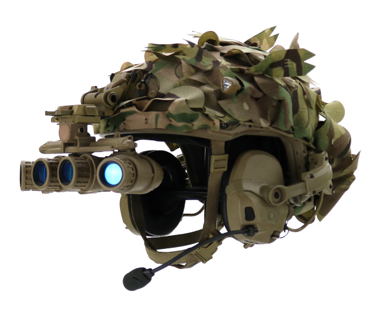 fantasy camo football helmet Predator Ghillie Helmet Cover ACH/IHPS/NG-IHPS/LWH / Multicam Black (+$4.00)